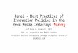 Best Practices of Innovation Policies in the News Media Industry: Norway