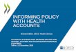 National health accounts - Michael Müller, OECD