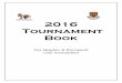 2016 Tournament Book