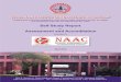Self Study Report(SSR) for NAAC Accreditation