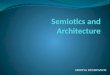 Semiotics of architecture