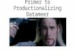 An Ops Primer to Productionalizing Datameer