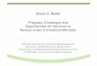 Progress, Challenges and Opportunities for Vaccines to Reduce Under-5 Childhood Mortality - prof. Shabir Madhi