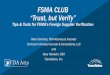 Trust, but Verify - Tips & Tools for FSMA's Foreign Supplier Verification