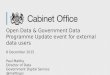 Open Data & Government Data Programme