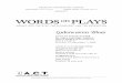Lackawanna Blues Words on Plays (2002) - A.C.T
