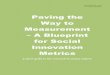 A Blueprint for Social Innovation Metrics