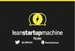 Lean Startup Machine - quick intro | Giulio Tartaglia - Digital Yuppies
