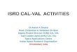 ISRO CAL-VAL ACTIVITIES