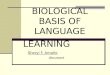 BIOLOGICAL BASIS OF LANGUAGE LEARNING