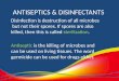 Antiseptics & disinfectants