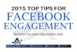 TOP TIPS FOR FACEBOOK ENGAGEMENT