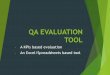 QA Tester Evaluation Tool
