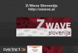 O podjetju Z-Wave Slovenija