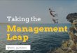 Taking the Management Leap