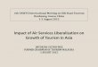 Impact of Air Services Liberalisation on Growth of Tourism in Asia