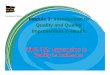 Unit 3.2 Approaches in quality in healthcare