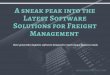 Some of the important freight management software for logistics business