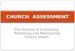 Why church-assessment