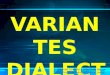 Variantes dialectales