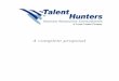 Proposal of Talent Hunters HR Consultants