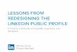 Lessons from Redesigning the LinkedIn Public Profile