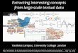 Extracting interesting concepts from large-scale textual data