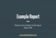 Digital Media Marketing Example Report