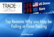 Top Reasons Why you May be Failing at Forex Trading