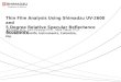 Thin Film Analysis Using Shimadzu UV-2600