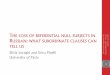 The loss of referential null subjects in Russian: what subordinate 