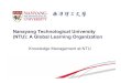 NTU's PPT Presentation at the Workshop on Harnessing Knowledge 