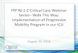 PfP NJ 2.0 Critical Care Webinar Series– Walk This Way 