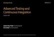 Advanced Testing and Continuous Integration
