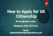 How to Apply for UK Citizenship