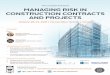 Managing Risk in Construction Contracts and Projects - 2016 Brochure
