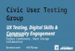 Civic User Testing Group (CUTGroup): Presentation at Code for America 2015 Summit
