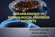 rehabilitation of neurological patients