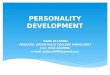 Personality Development by Sajid Ali Khan 0334-5439066