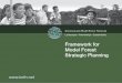 Framework for Model Forest Strategic Planning