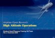 Appendix 3-E, High Altitude Operations