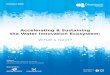 Accelerating & Sustaining the Water Innovation Ecosystem: What's 