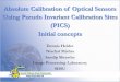 Absolute Calibration of Optical Sensors Using Pseudo Invariant 