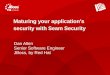 Maturing your application's security with Seam Security