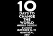 sommet mondial du design, 10 days to change the world, génération