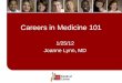 Choosing a Career in Medicine
