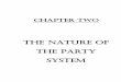 Chapter Two: The Nature of the Party System - sssup.it