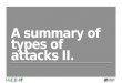 PACE-IT, Security+3.2: Summary of Types of Attacks (part 2)