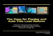 The Case for Payday and Auto Title Loan Reform - Raise