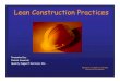 Lean Contracting Practices